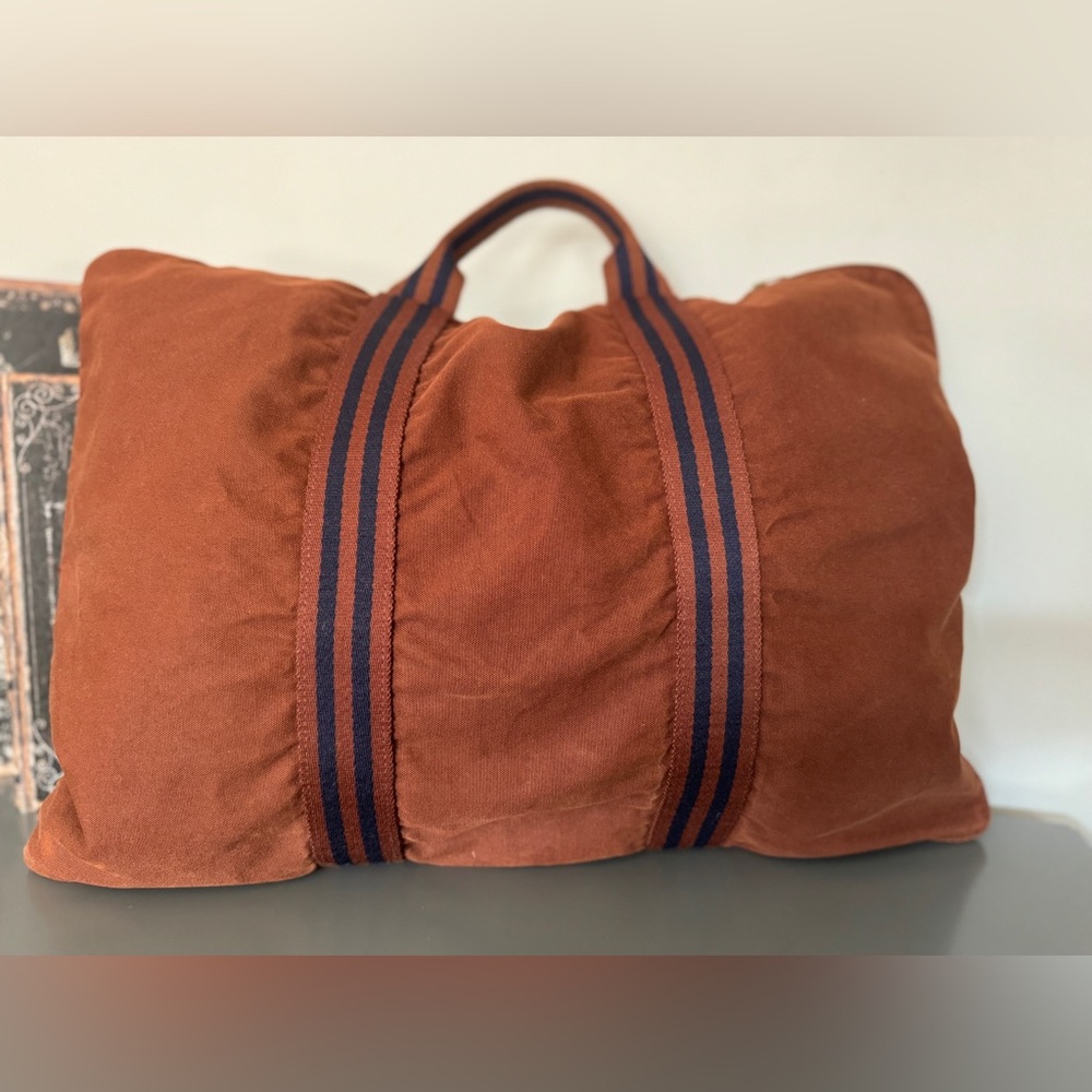 Hermes Canvas Porte-Document Business Bag